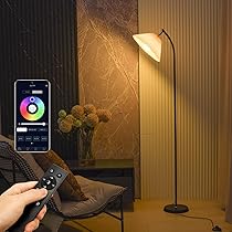 Amazon.co.jp : JOYIDEAVA LEDフロアランプ、リモコンとアプリ